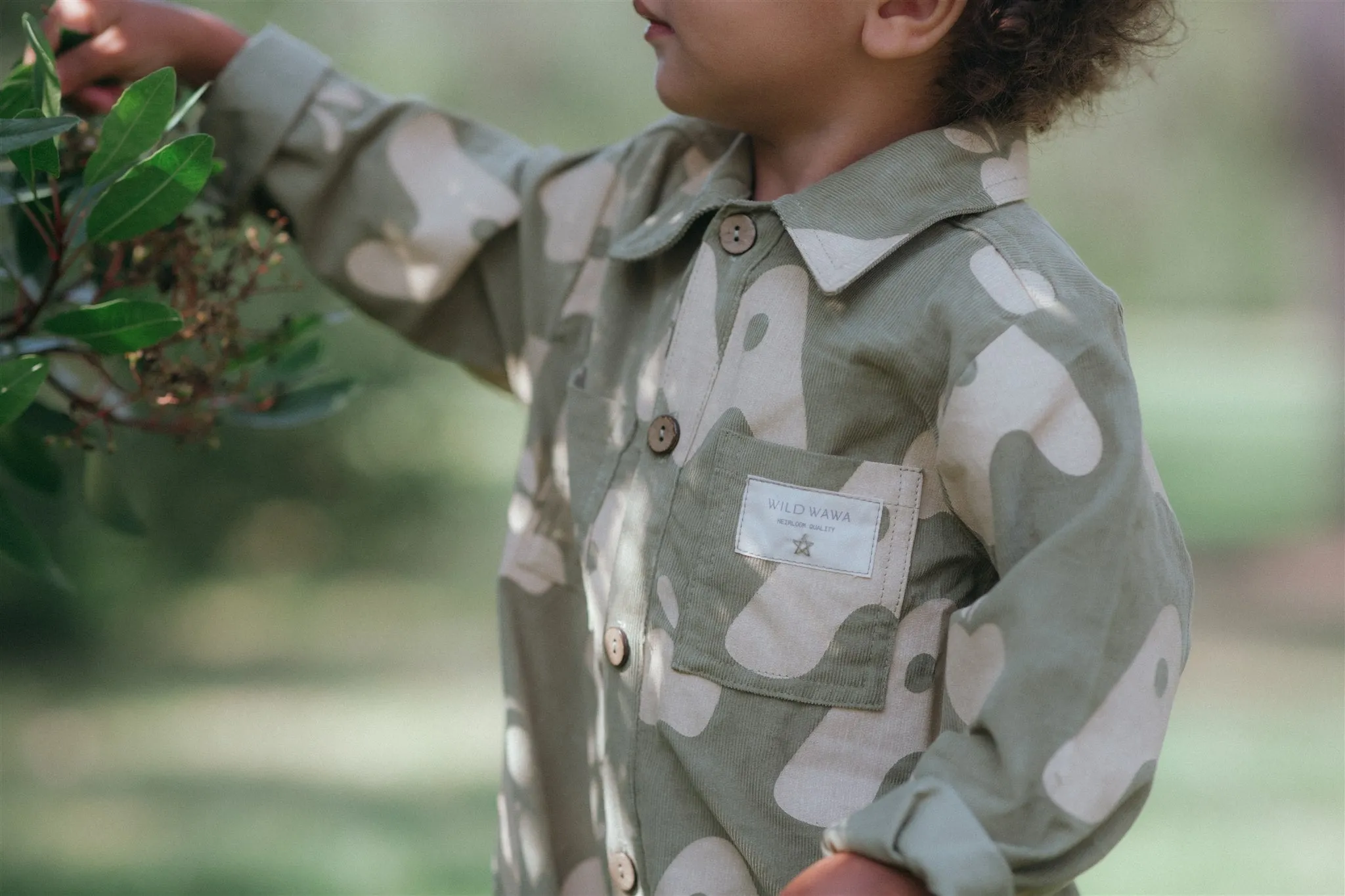 Buttons Jumpsuit - Olive Apple
