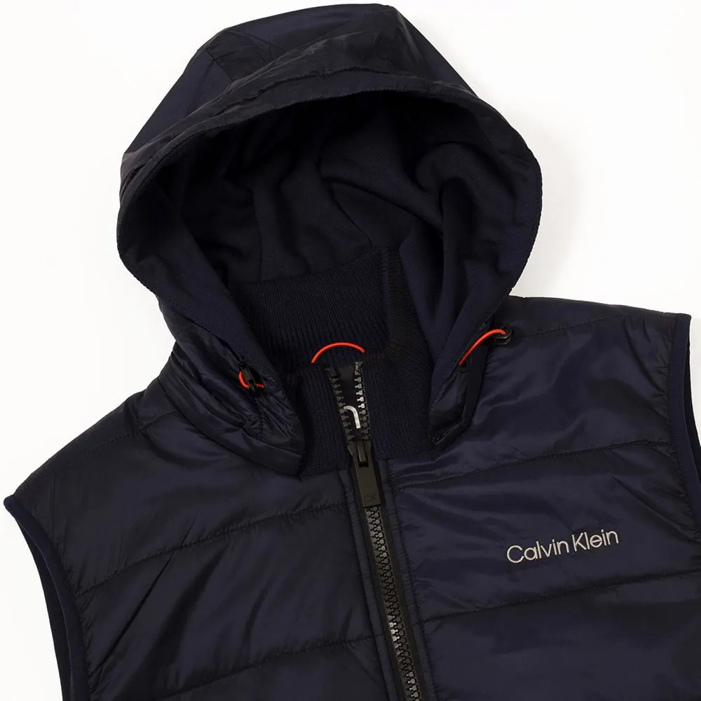 Calvin Klein Somme Valley Hybrid Gilet - Peacoat