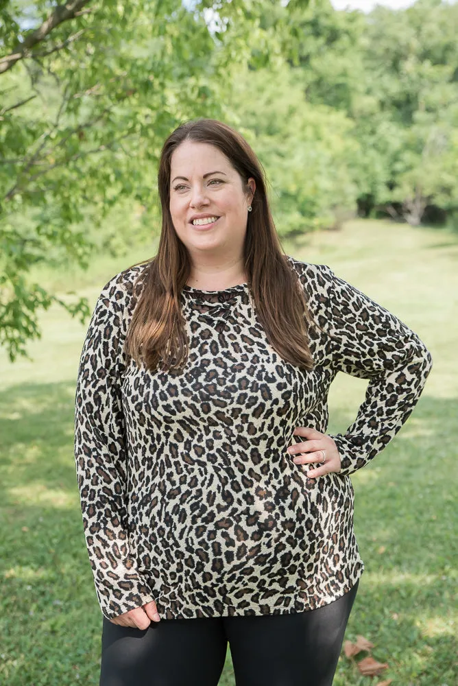 Leopard and Lace Top [Online Exclusive]