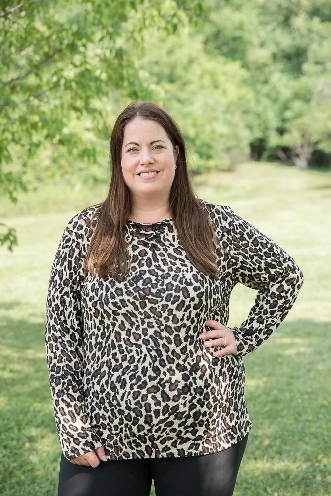 Leopard and Lace Top [Online Exclusive]