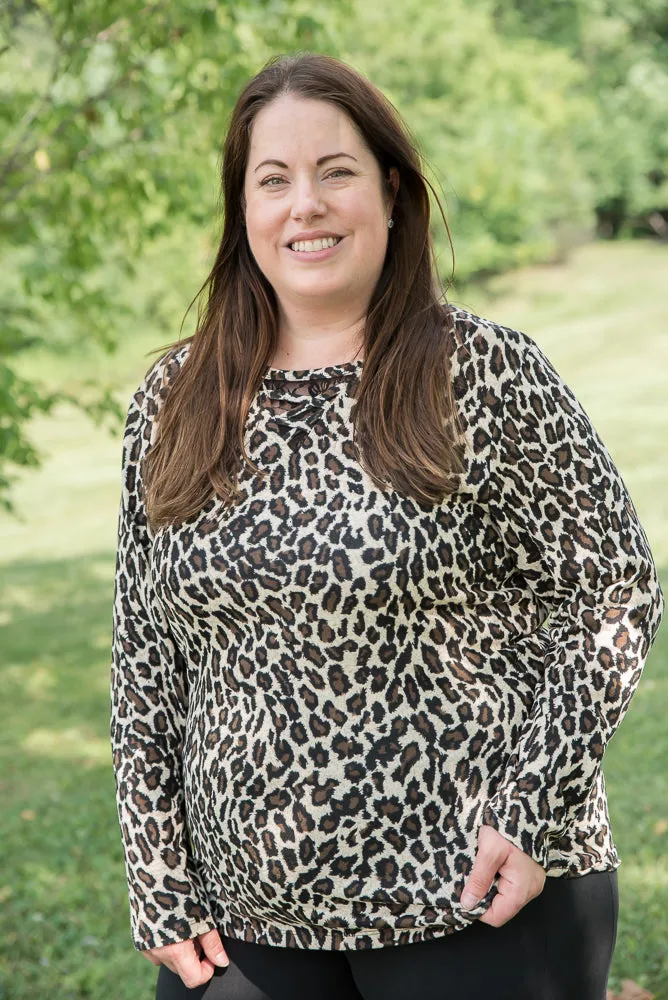 Leopard and Lace Top [Online Exclusive]
