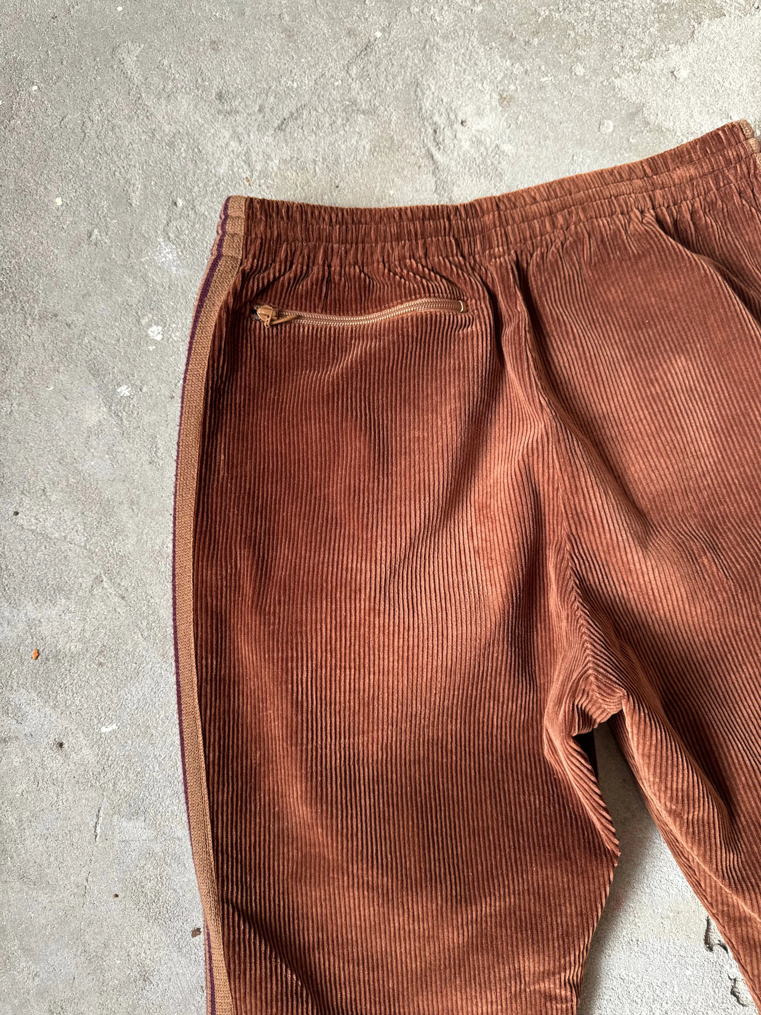 Needles Track Pants Corduroy Brown Exclusive (Size Medium)
