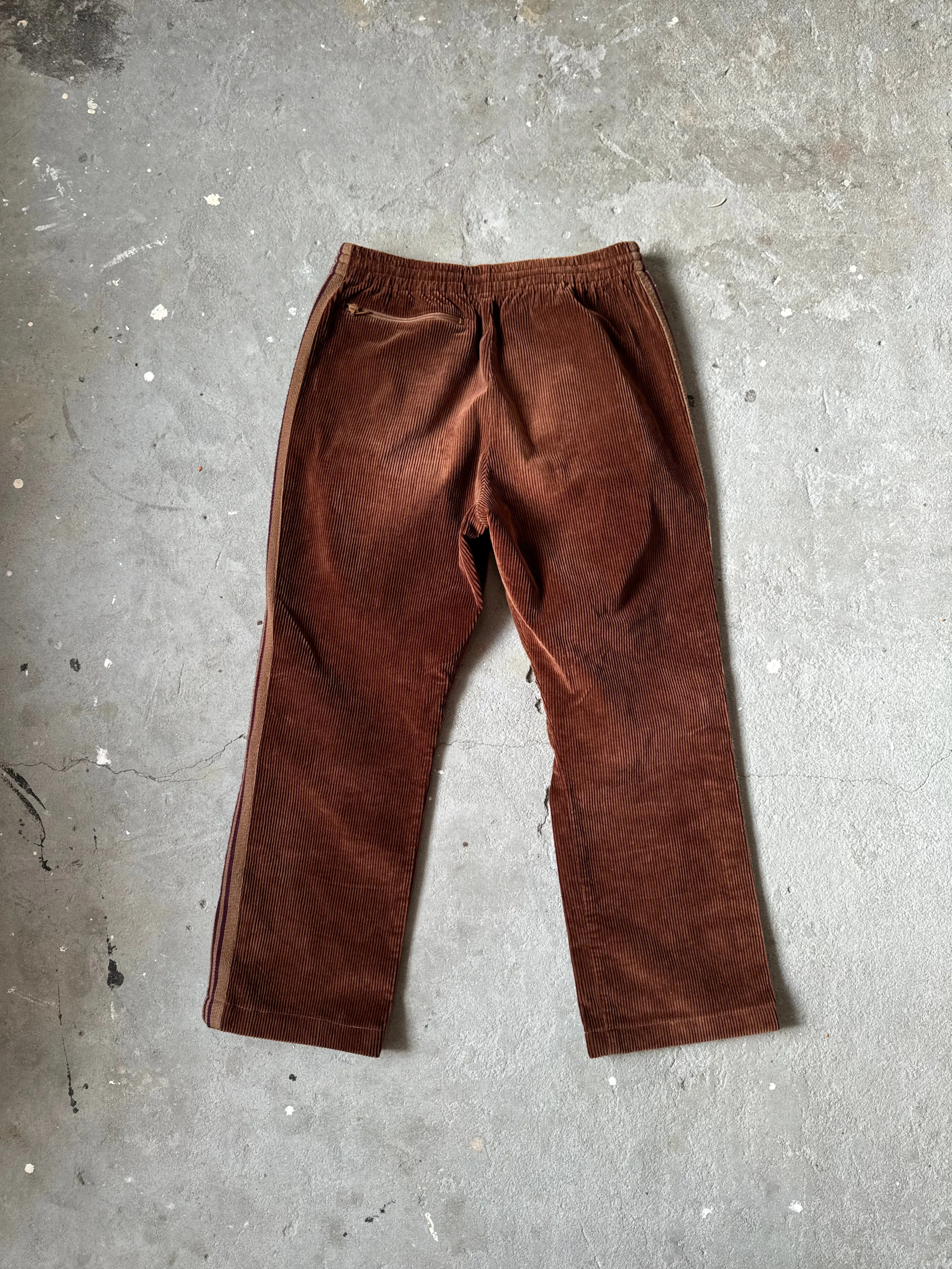 Needles Track Pants Corduroy Brown Exclusive (Size Medium)