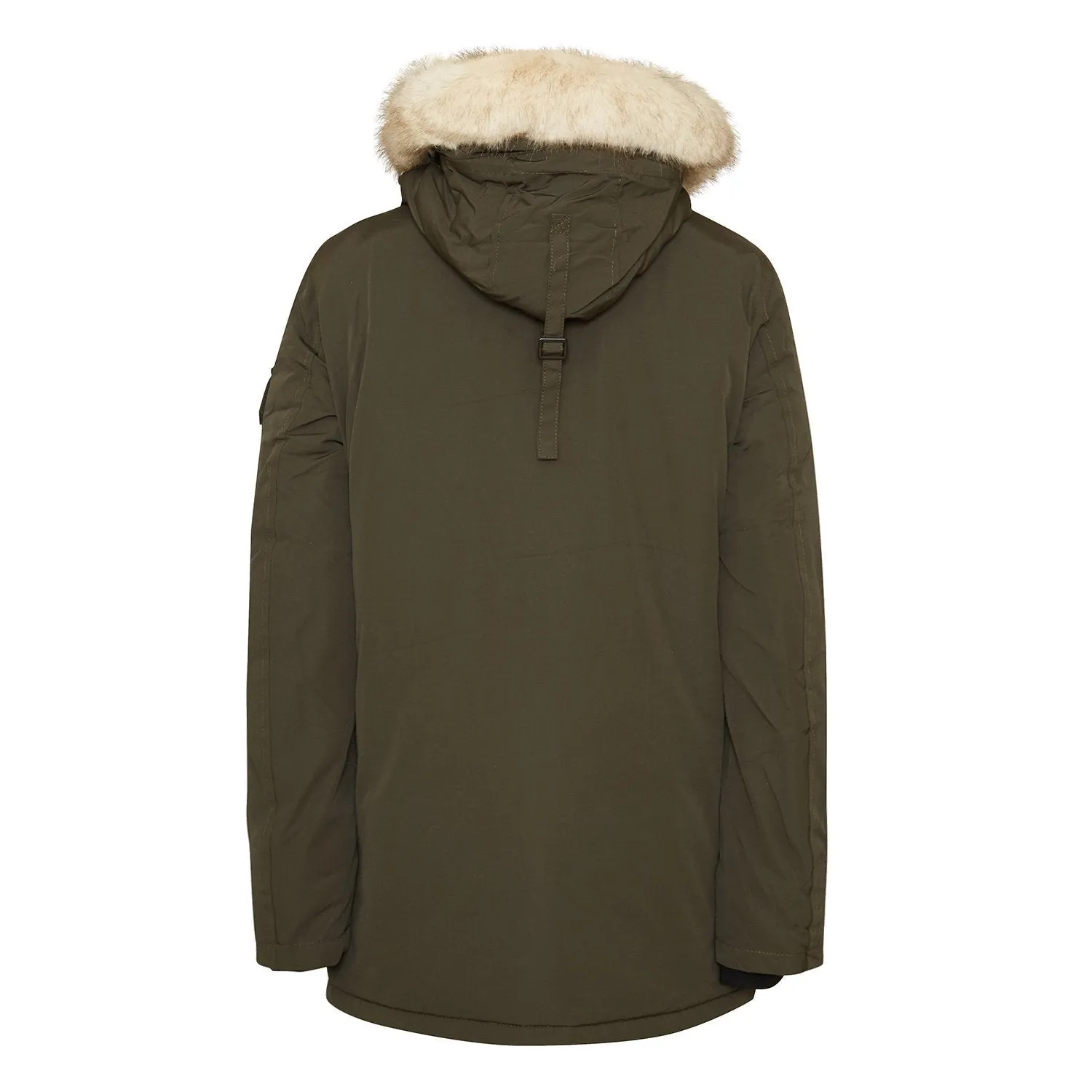 Parka fourrure déperlante Vert kaki