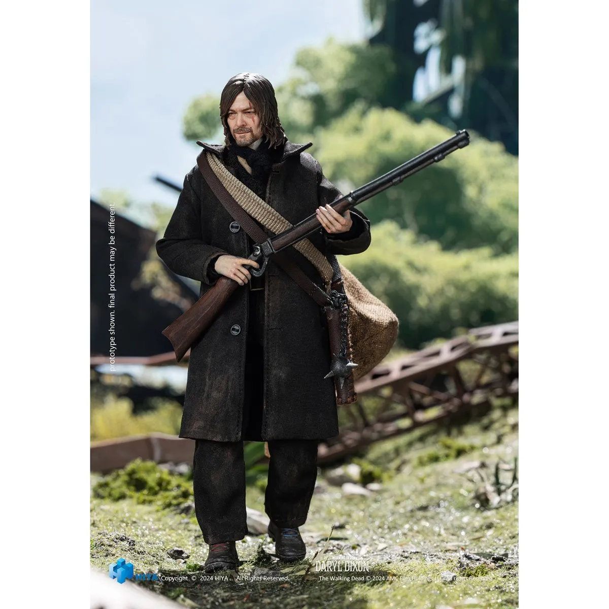 The Walking Dead Daryl Dixon Exquisite Super 1:12 Scale Action Figure - Hiya Toys