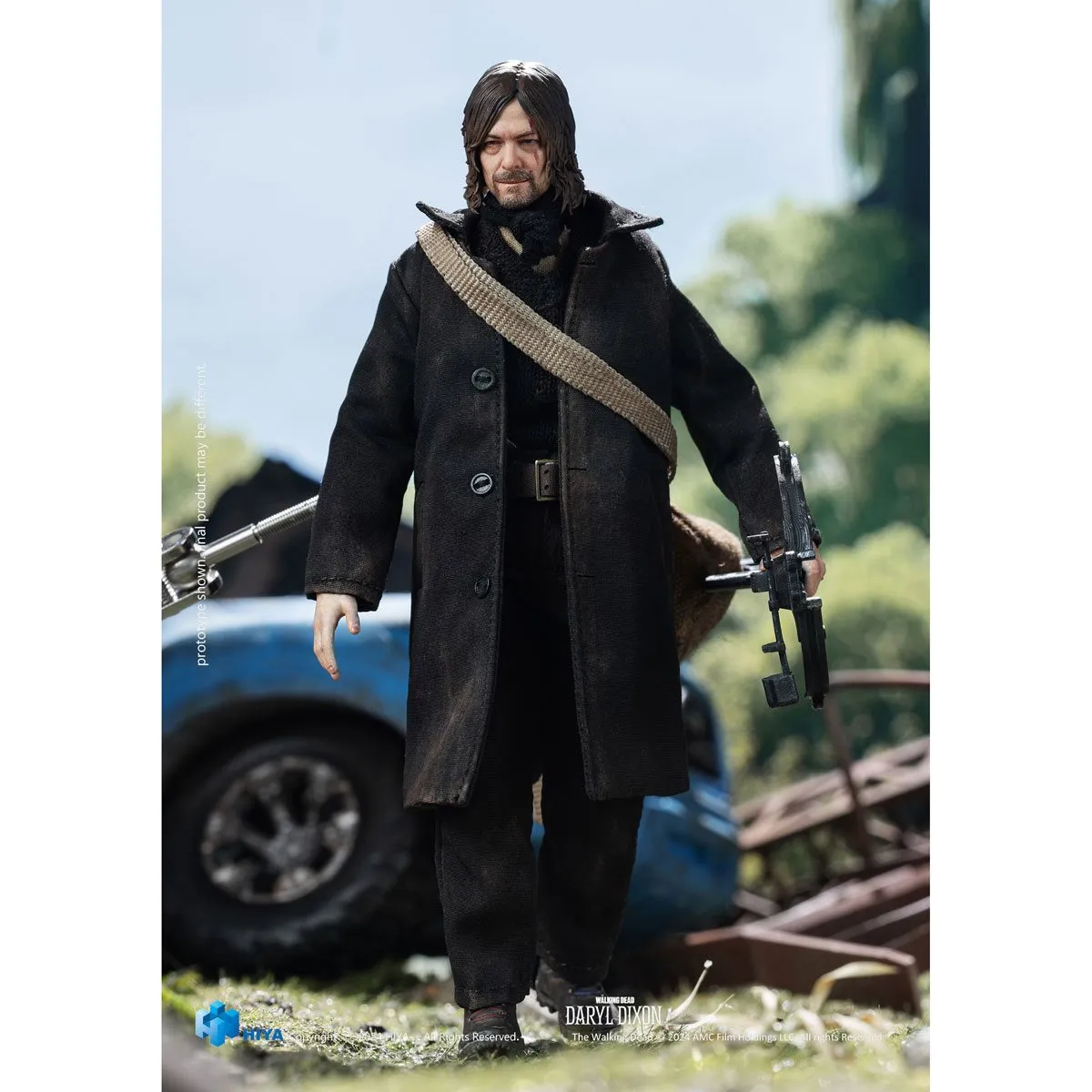 The Walking Dead Daryl Dixon Exquisite Super 1:12 Scale Action Figure - Hiya Toys