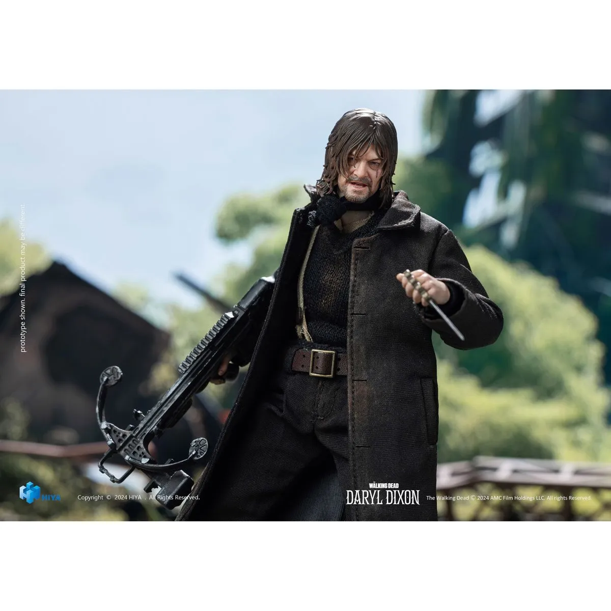The Walking Dead Daryl Dixon Exquisite Super 1:12 Scale Action Figure - Hiya Toys