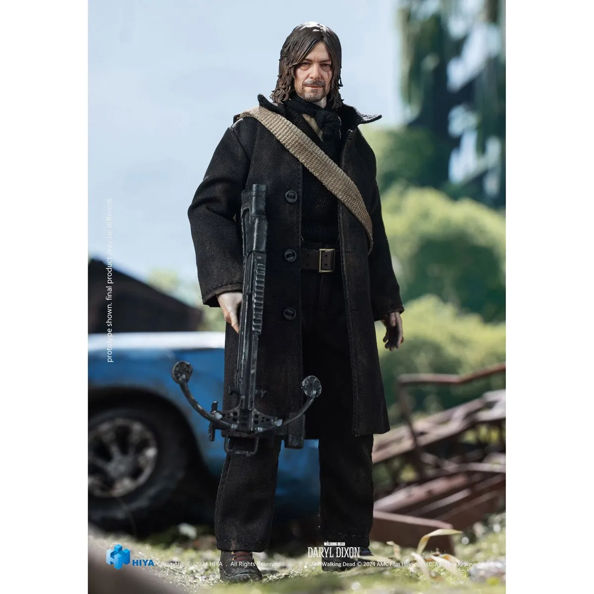 The Walking Dead Daryl Dixon Exquisite Super 1:12 Scale Action Figure - Hiya Toys