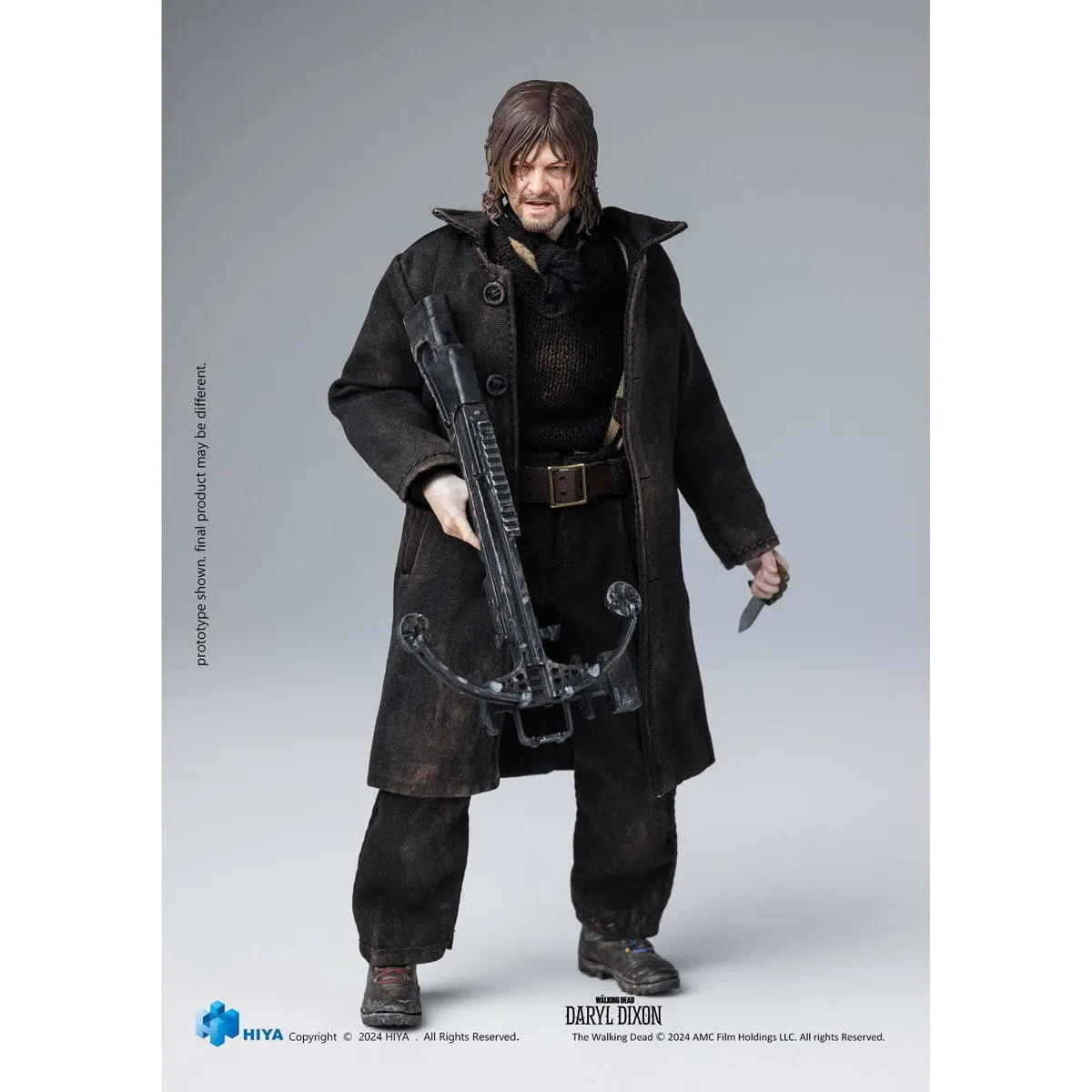 The Walking Dead Daryl Dixon Exquisite Super 1:12 Scale Action Figure - Hiya Toys