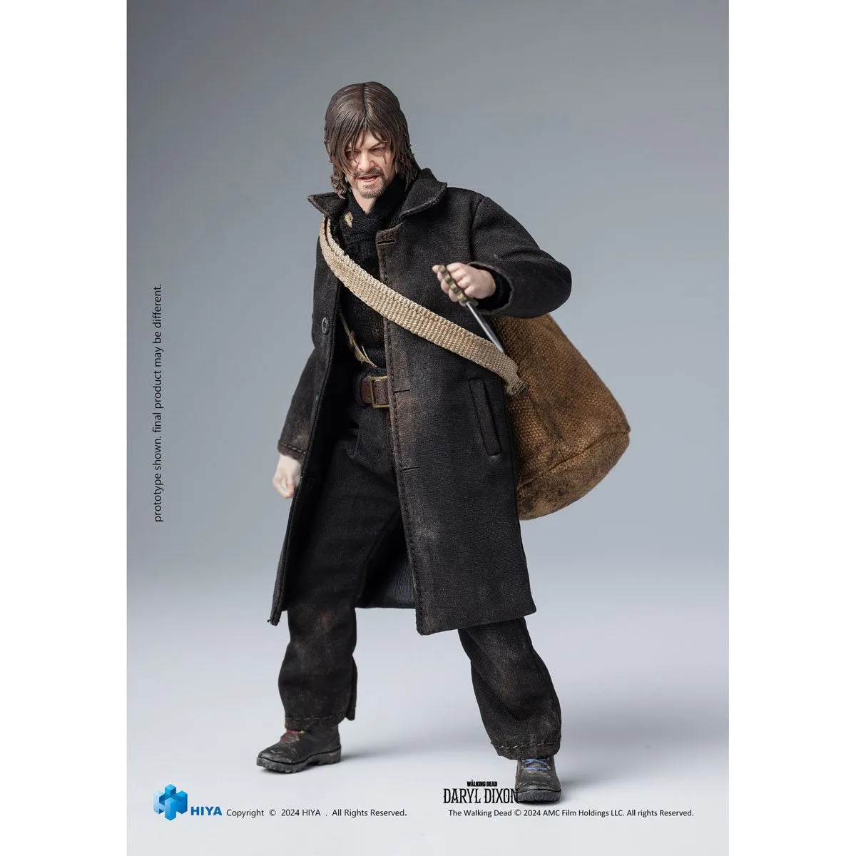 The Walking Dead Daryl Dixon Exquisite Super 1:12 Scale Action Figure - Hiya Toys